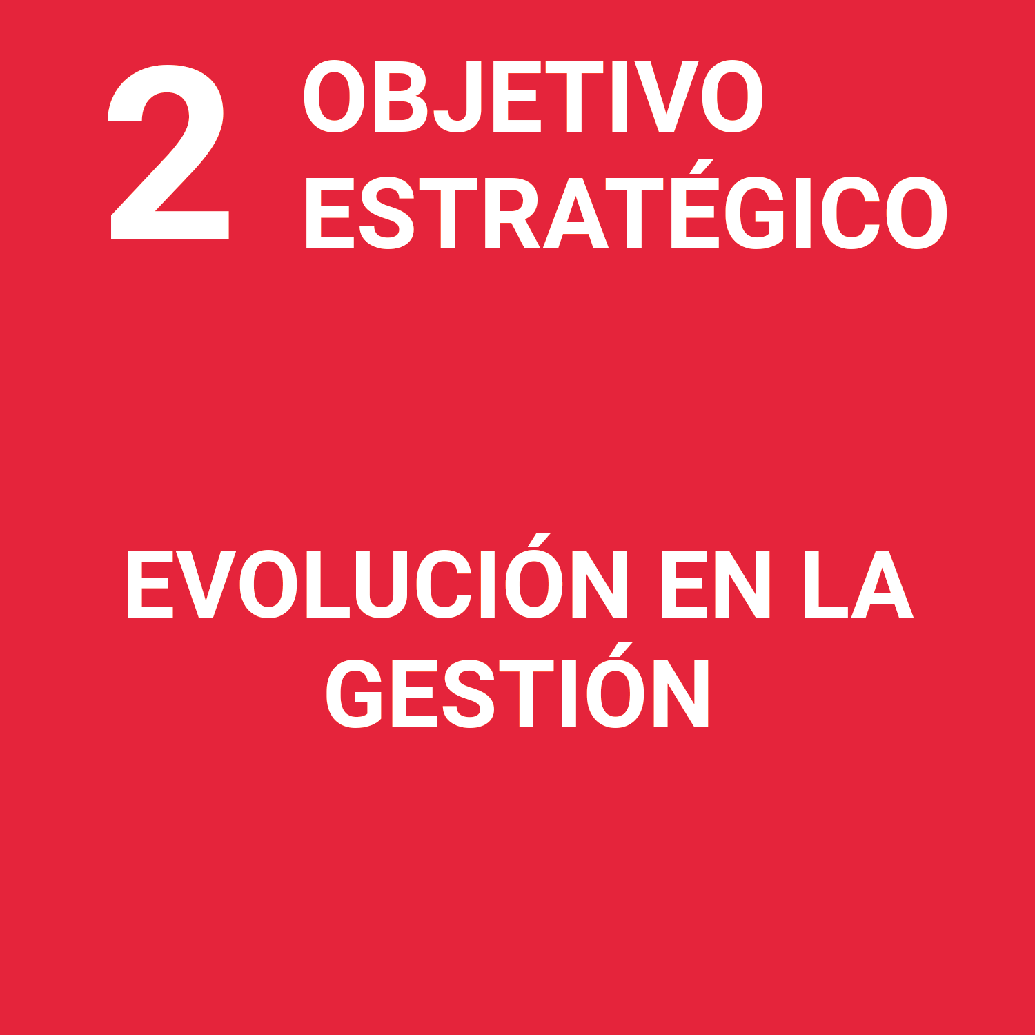 O.E.2 - Evolución en la gestión