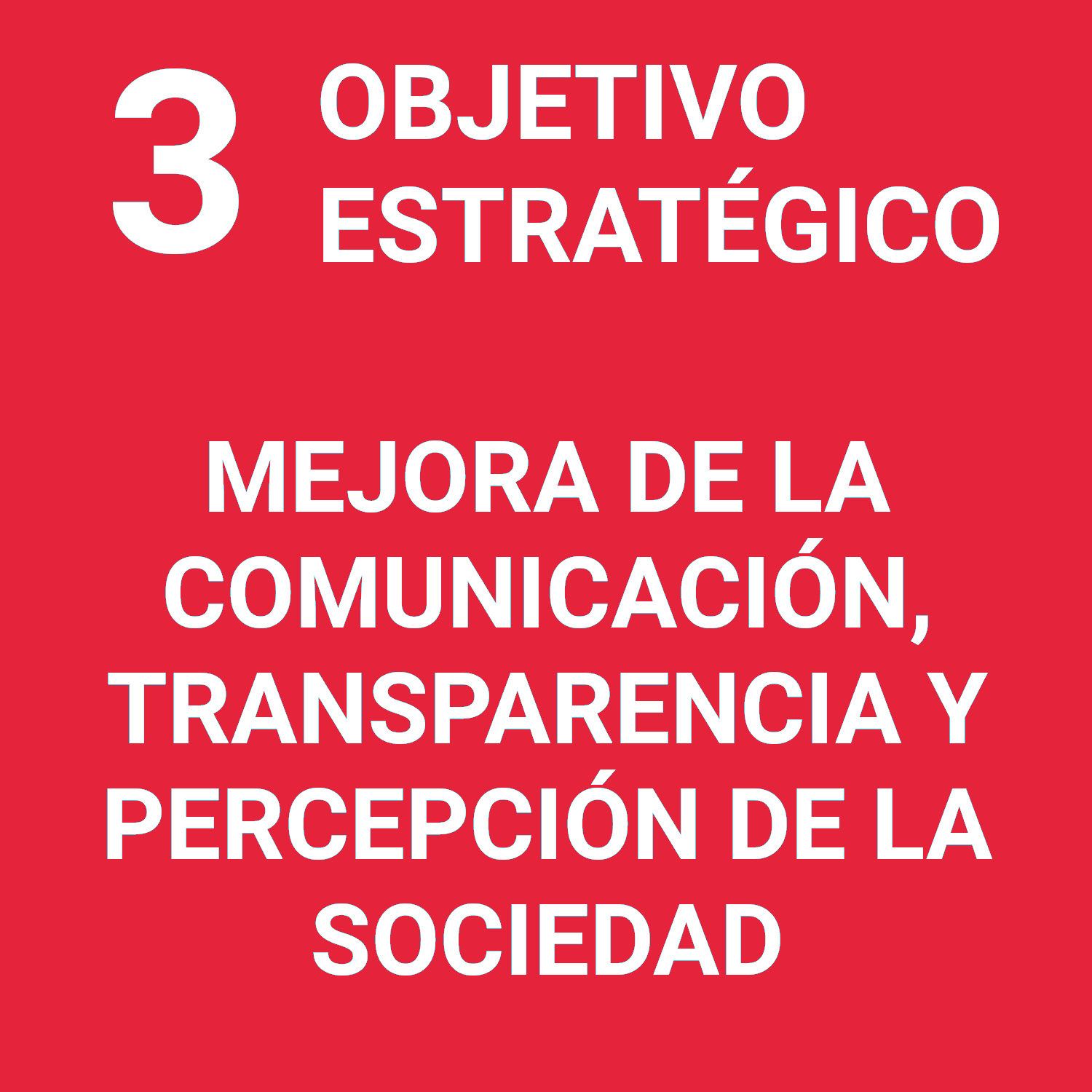 O.E.3 - Mejora de la comunicación, transparencia y percepción de la sociedad